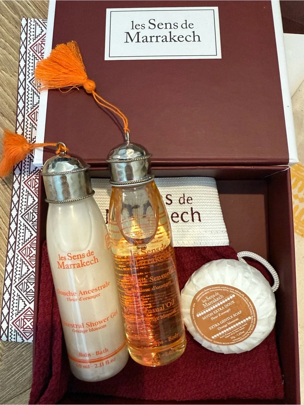 🍊 Les Sens de Marrakech Orange Blossom Bath & Body Gift Set